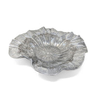 Virginia Metalcrafters #3516 1948 13" Aluminum Lotis Leaf Bowl