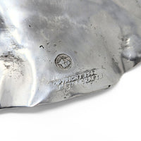 Virginia Metalcrafters #3516 1948 13" Aluminum Lotis Leaf Bowl