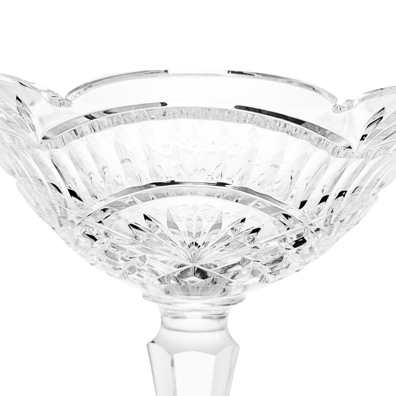 Waterford Crystal Jim O'Leary Signed 10" Compote w/ Original Box & Certificates