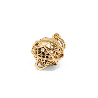 14K Gold 1950’s Armillary Sphere World Globe Charm