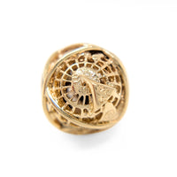 14K Gold 1950’s Armillary Sphere World Globe Charm