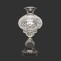 Waterford Crystal "Inishmaan" 2pc Hurricane Table Lamp