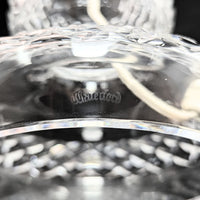 Waterford Crystal "Inishmaan" 2pc Hurricane Table Lamp