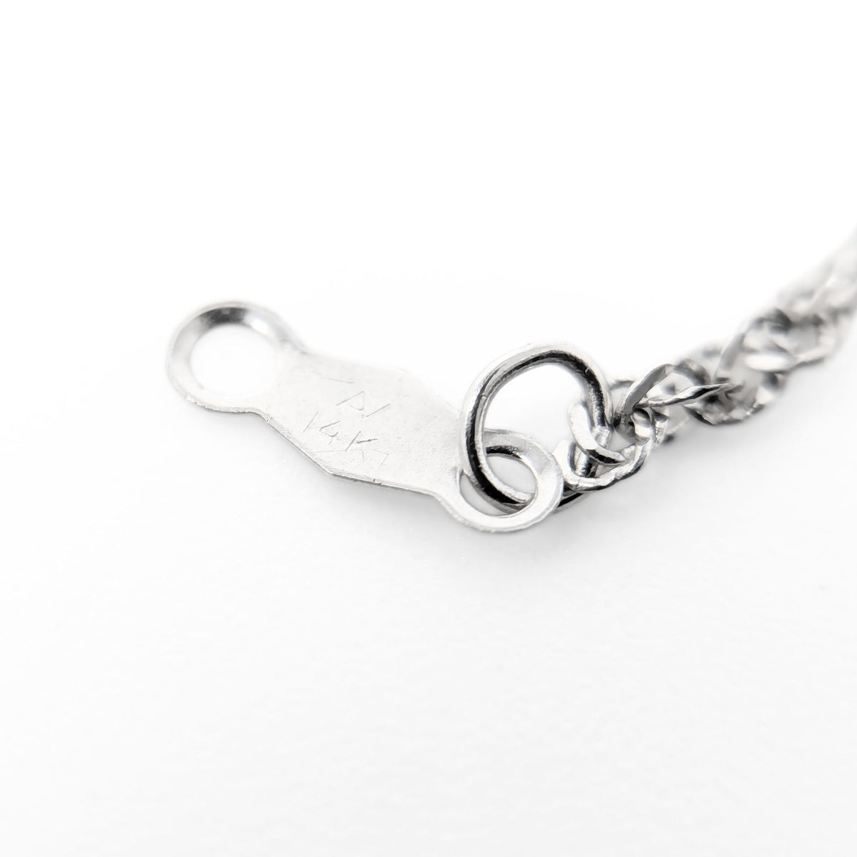 14K White Gold Heart-Shaped Blue Sapphire & Diamond Necklace