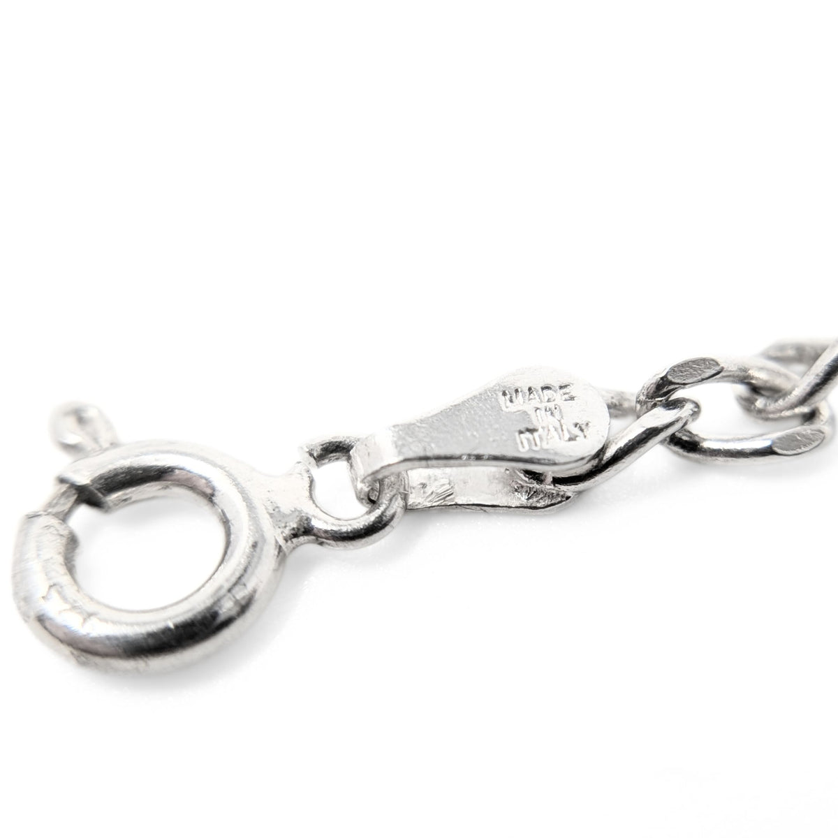 Italian Sterling & Blue/Green Turquoise 18” Necklace