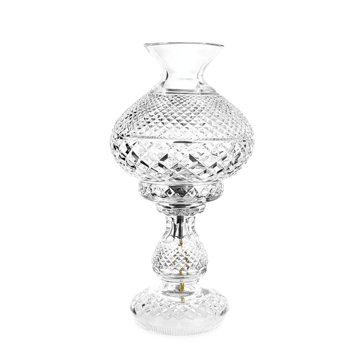 Waterford Crystal "Inishmaan" 2pc Hurricane Table Lamp