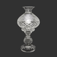 Waterford Crystal "Inishmaan" 2pc Hurricane Table Lamp