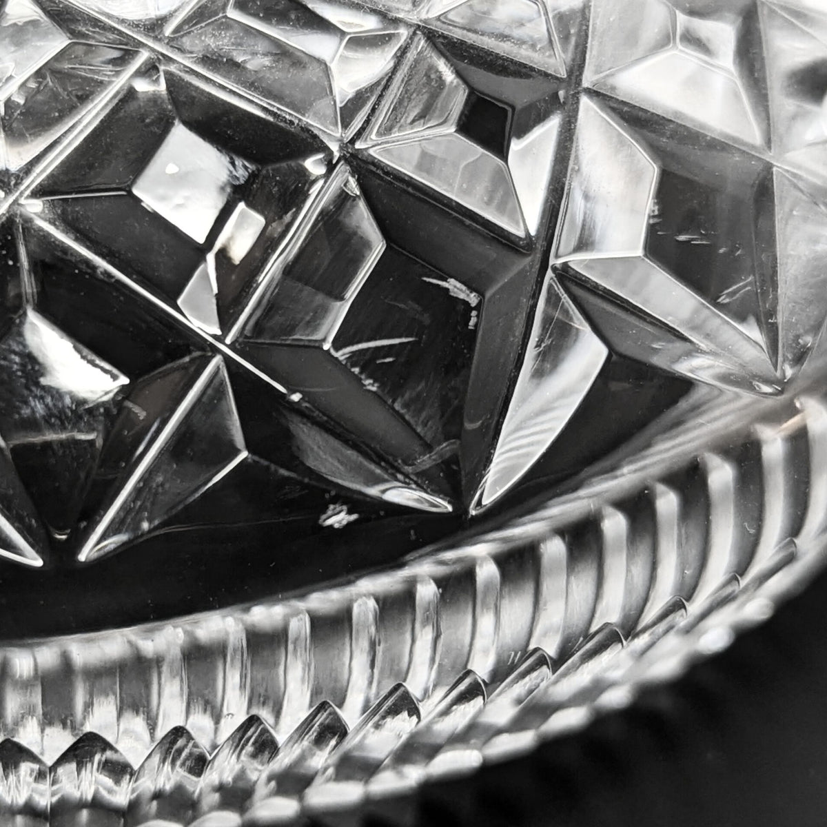 Waterford Crystal "Inishmaan" 2pc Hurricane Table Lamp