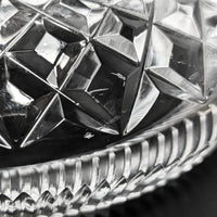 Waterford Crystal "Inishmaan" 2pc Hurricane Table Lamp