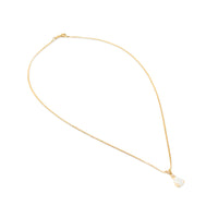 Italian 14K Gold 16” Opal & Diamond Necklace