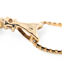 Italian 14K Gold 16” Opal & Diamond Necklace