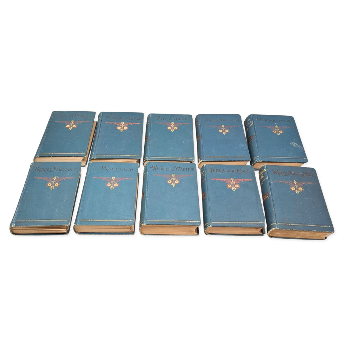 Set of Ten Novels by George MacDonald, Late 19th Century