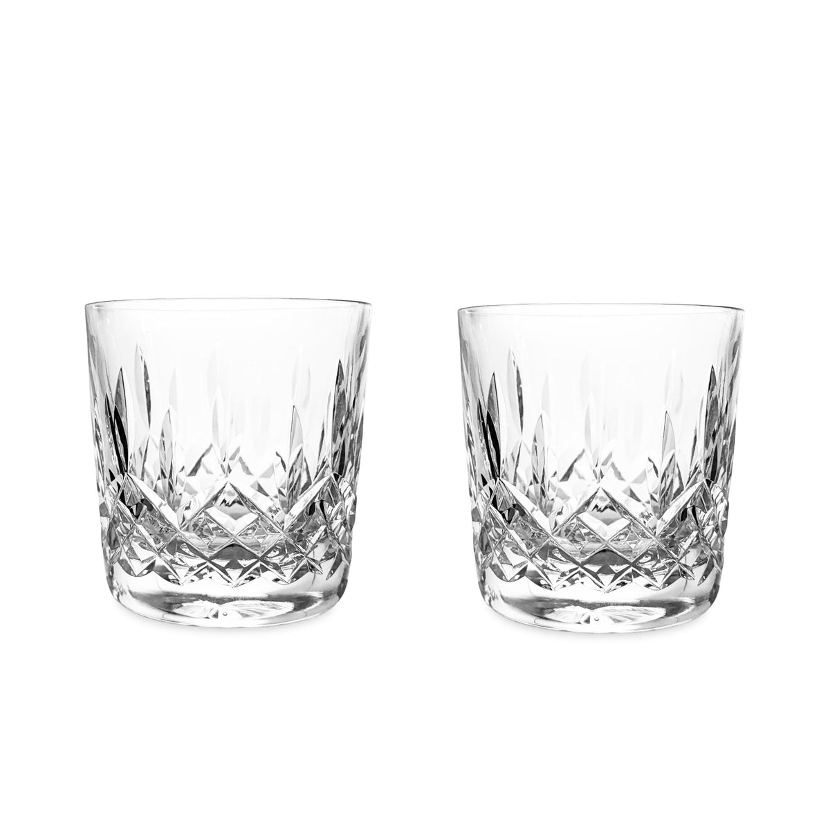 Waterford Crystal "Lismore" Pair of Old Fashioned Glasses