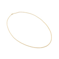 14K  Gold 1.9mm 20” Rope Chain Necklace