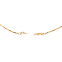 14K  Gold 1.9mm 20” Rope Chain Necklace