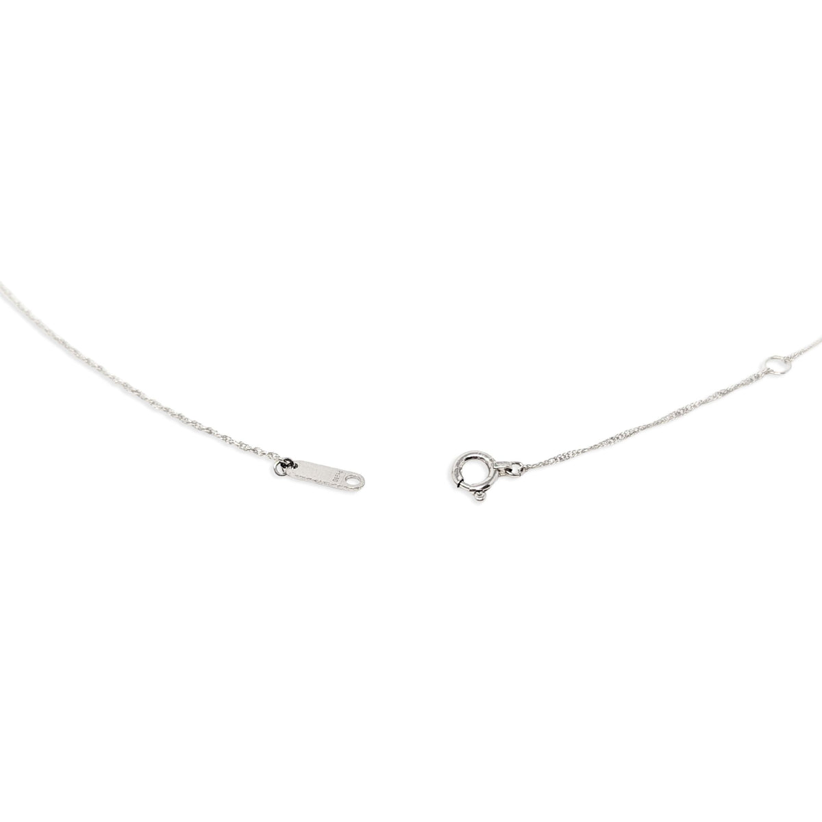 Platinum, Tanzanite, & Diamond 16” Pendant Necklace