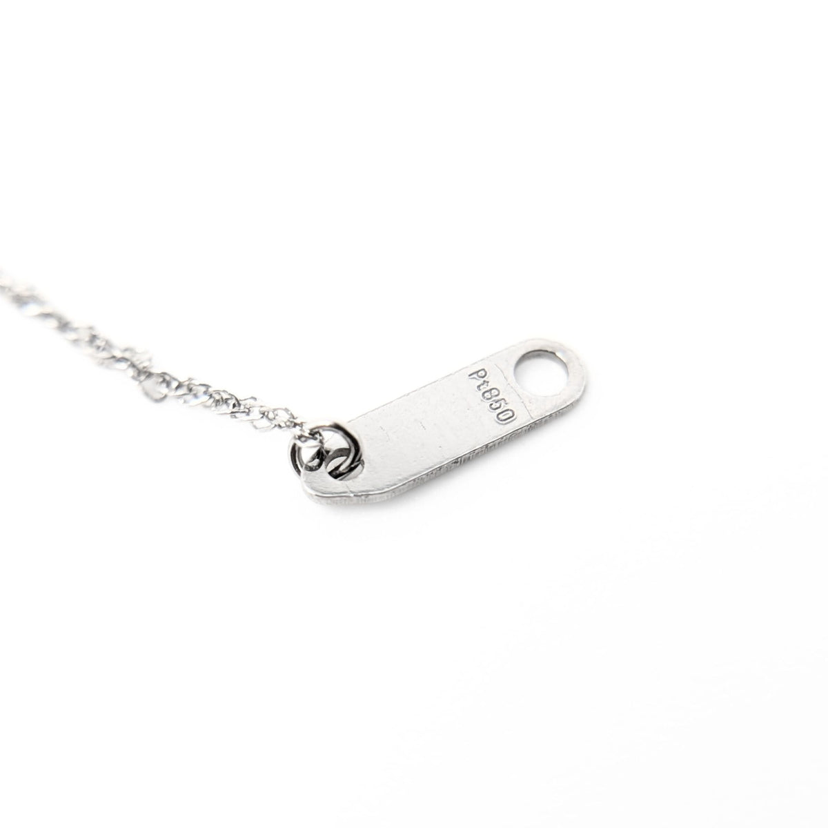 Platinum, Tanzanite, & Diamond 16” Pendant Necklace