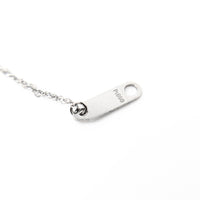 Platinum, Tanzanite, & Diamond 16” Pendant Necklace