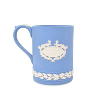 Wedgwood Blue Jasperware Christmas 1971, 1972, & 1974 Mugs (Set of 3)