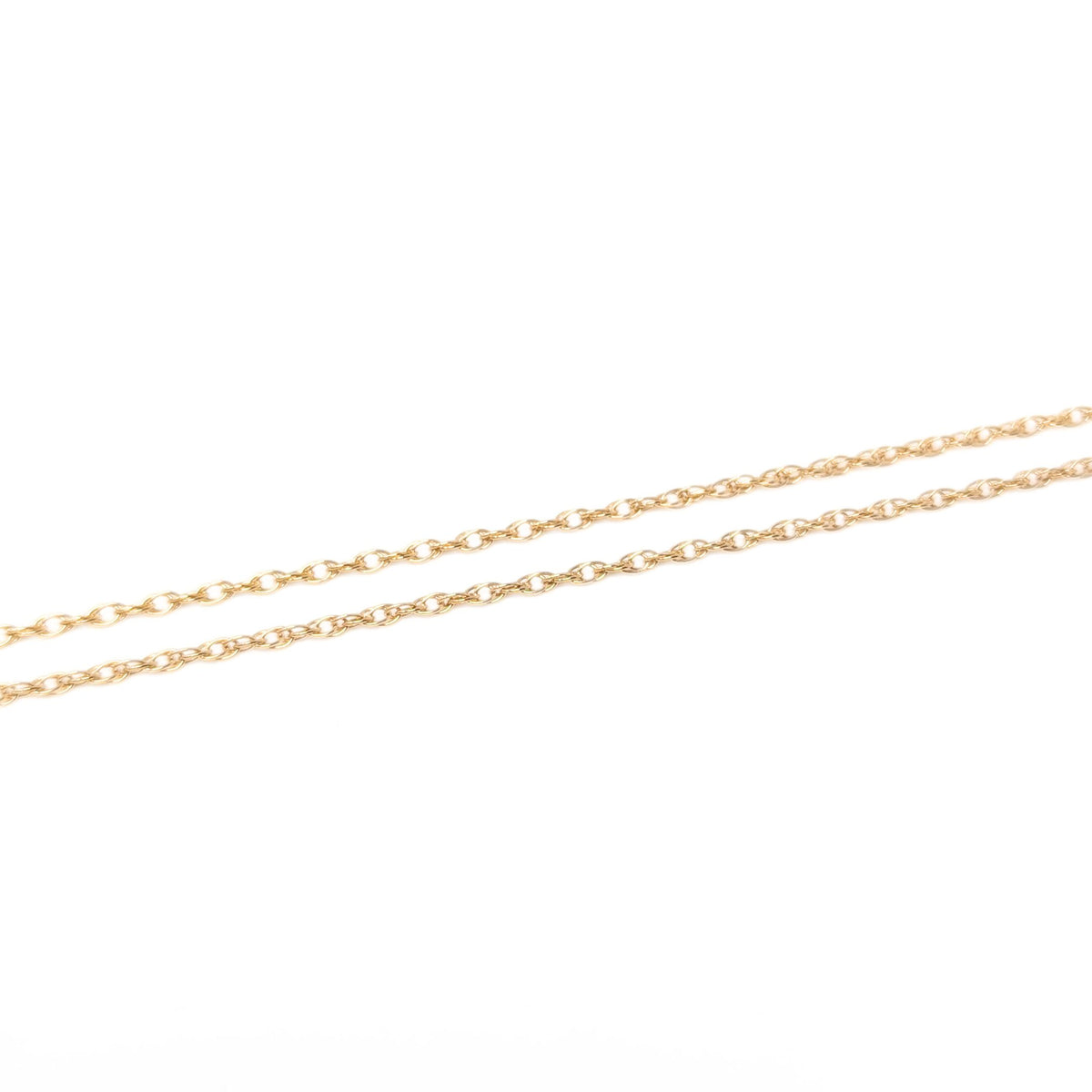 14K Two-Tone Gold 18” Purple Spinel & Diamond Pendant Necklace