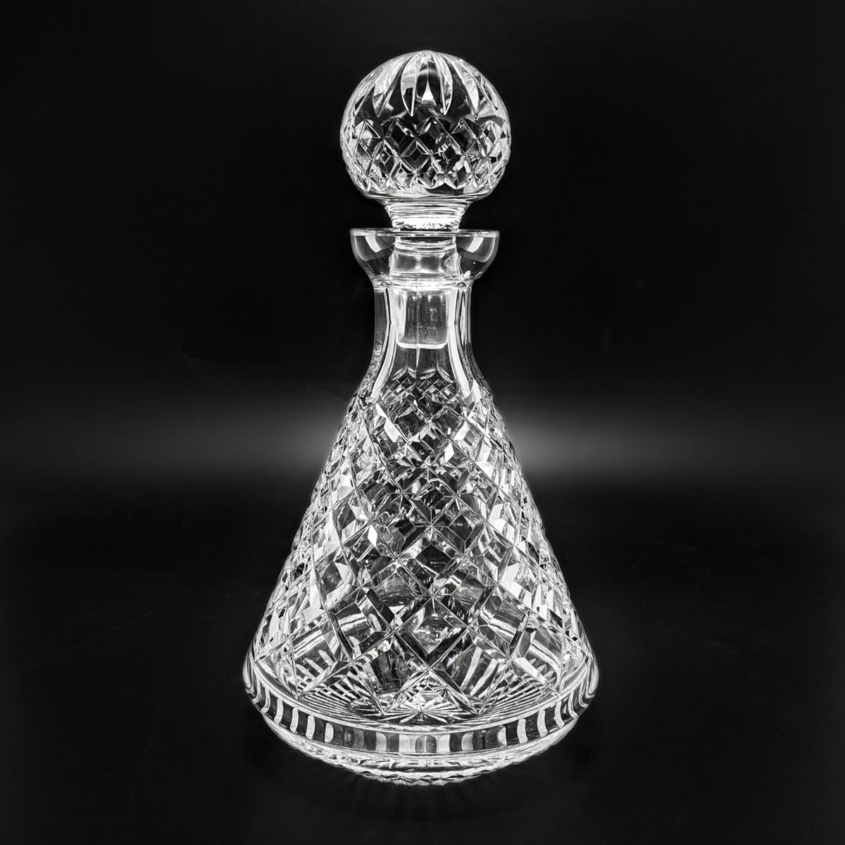 Waterford "Alana" Crystal Roly Poly Decanter W/ Stopper