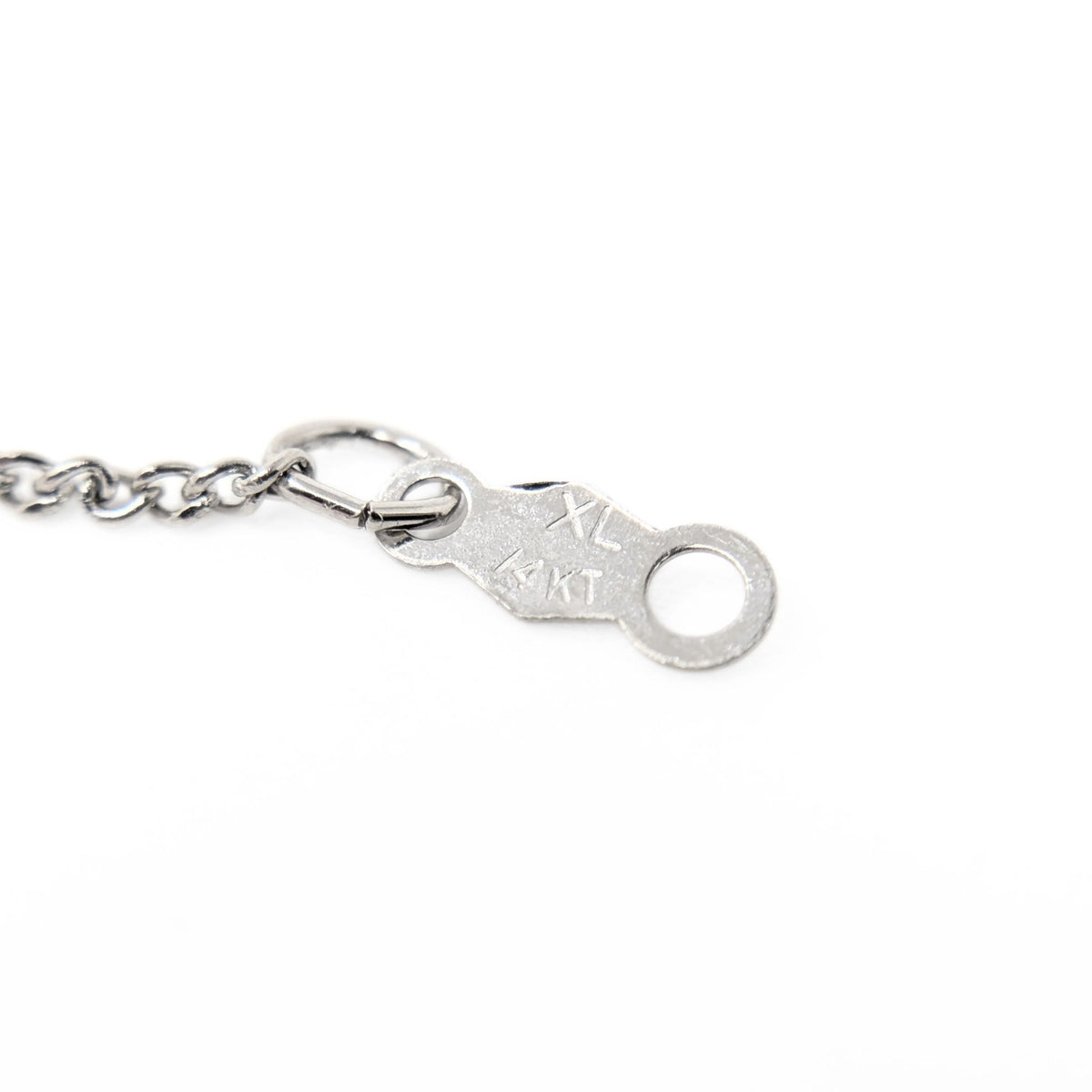 Antique 13K White Gold 1.25ct Diamond Necklace