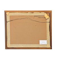 Summer Stream Landscape Watercolor on Paper by Joseph Baris, ca. 1970