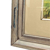 Summer Stream Landscape Watercolor on Paper by Joseph Baris, ca. 1970