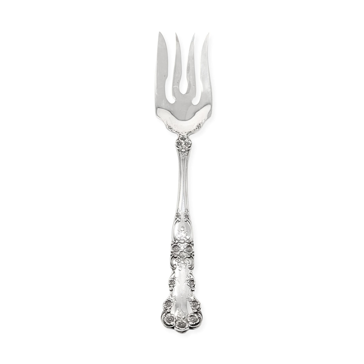 Gorham "Buttercup" Sterling Silver Cold Meat Serving Fork