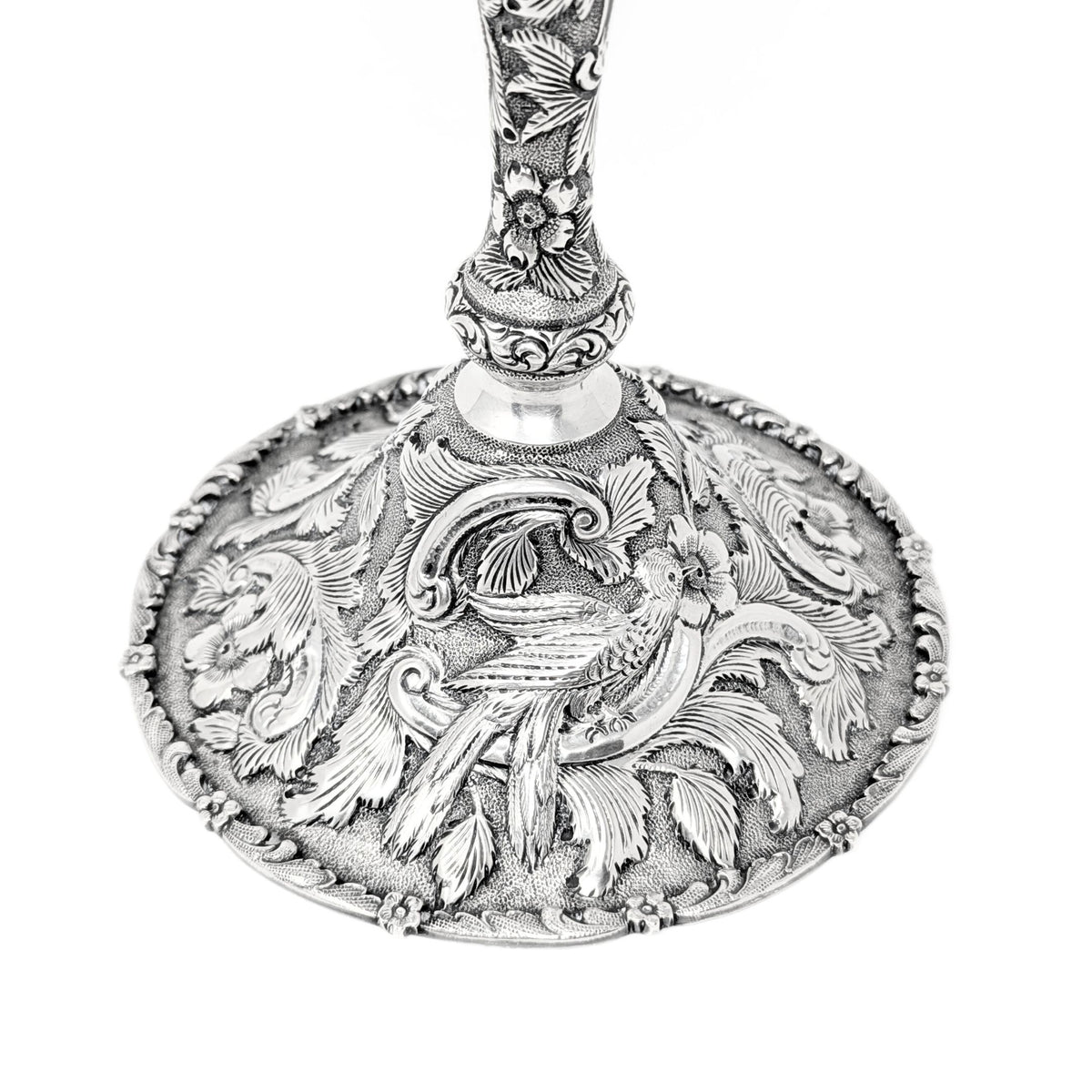 The Loring Andrews Co. "Landscape" Sterling Silver Candlesticks (Pair)