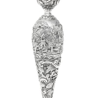 The Loring Andrews Co. "Landscape" Sterling Silver Candlesticks (Pair)