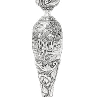 The Loring Andrews Co. "Landscape" Sterling Silver Candlesticks (Pair)