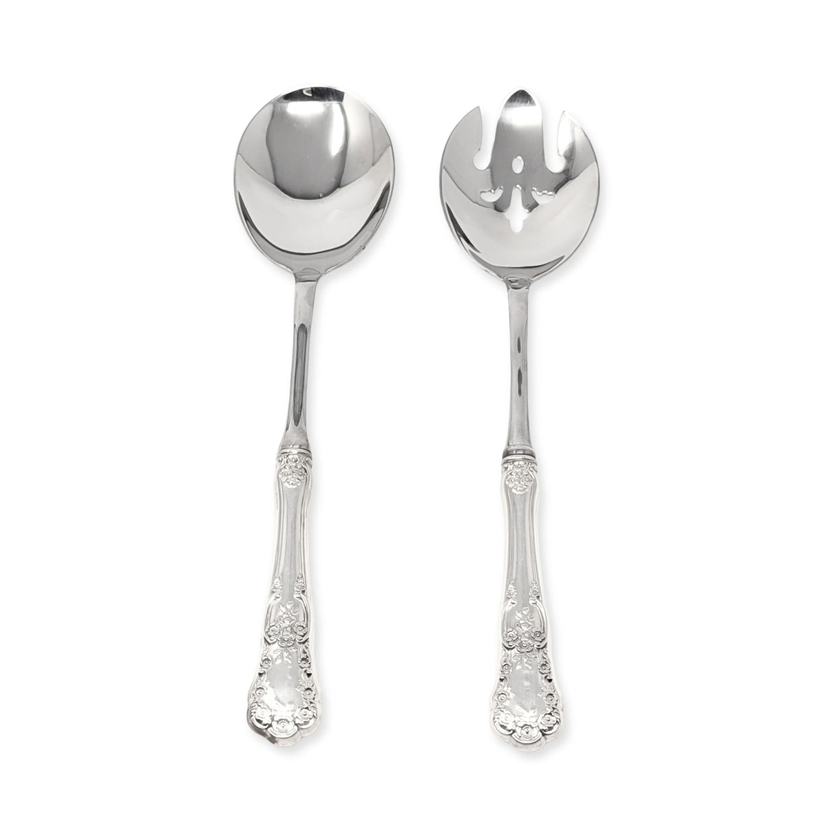 Gorham "Buttercup" Sterling Handle 2pc Salad Set w/ Boxes