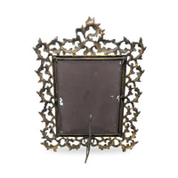 19th C. Louis XV Rococo Cast Iron Vanity Mirror