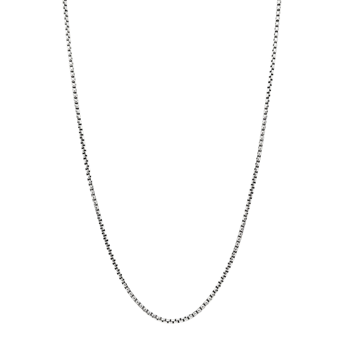 David Yurman Sterling Silver 3.6mm 36” Box Chain Necklace