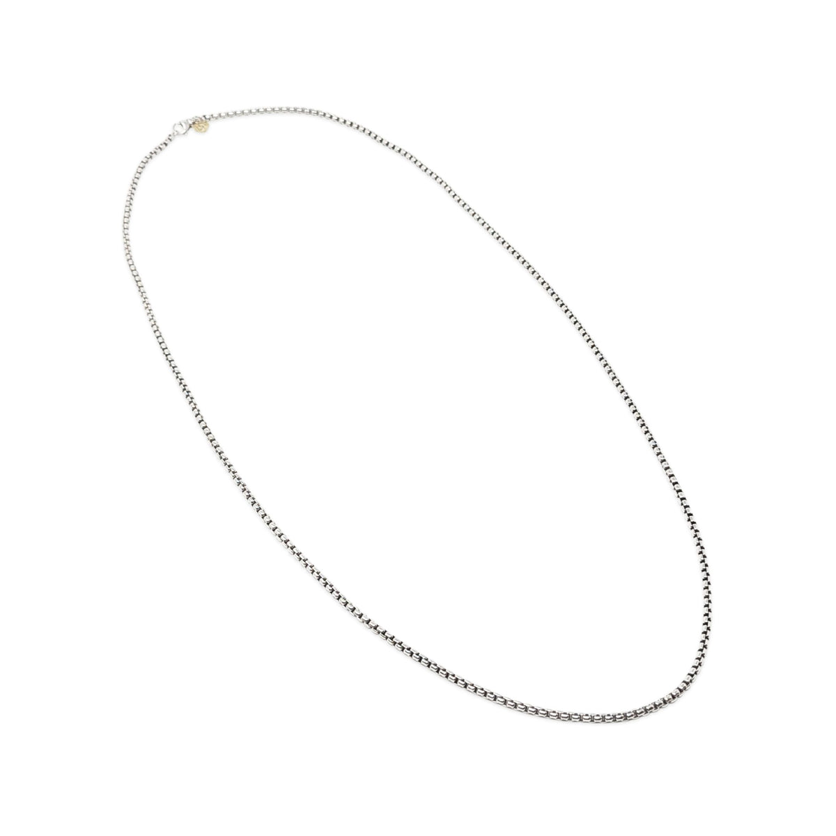 David Yurman Sterling Silver 3.6mm 36” Box Chain Necklace