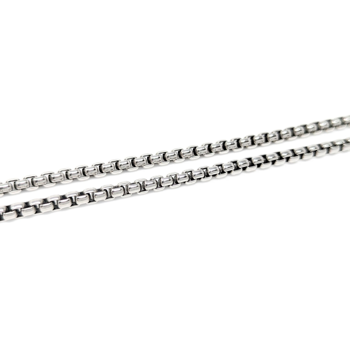 David Yurman Sterling Silver 3.6mm 36” Box Chain Necklace