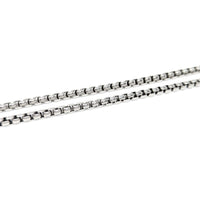 David Yurman Sterling Silver 3.6mm 36” Box Chain Necklace