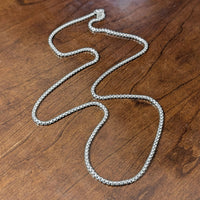 David Yurman Sterling Silver 3.6mm 36” Box Chain Necklace