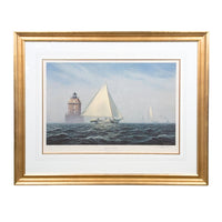 John Barber "Skipjacks of Sandy Point" Limited Edition Print with COA, 1990