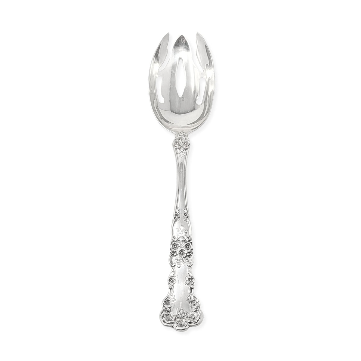 Gorham "Buttercup" Sterling Silver Pierced Serving Spoon