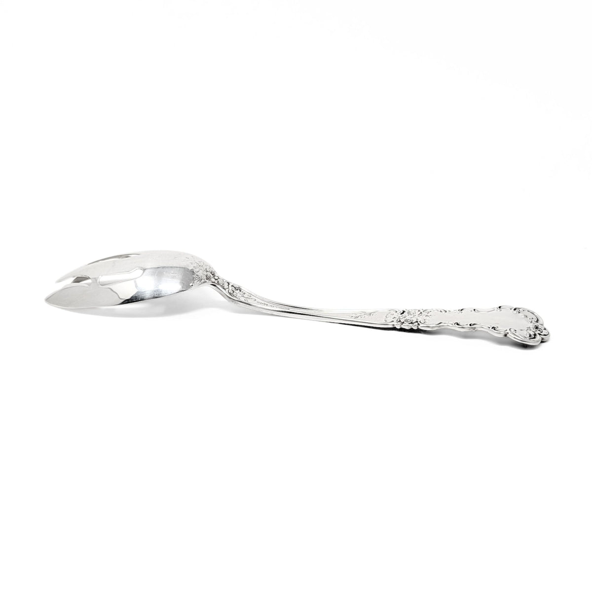 Gorham "Buttercup" Sterling Silver Pierced Serving Spoon