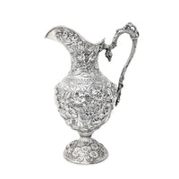 The Schofield Company "Baltimore Rose" Sterling Silver Repoussé Ewer