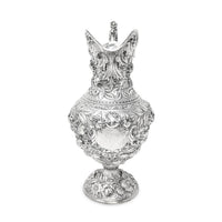 The Schofield Company "Baltimore Rose" Sterling Silver Repoussé Ewer