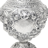 The Schofield Company "Baltimore Rose" Sterling Silver Repoussé Ewer