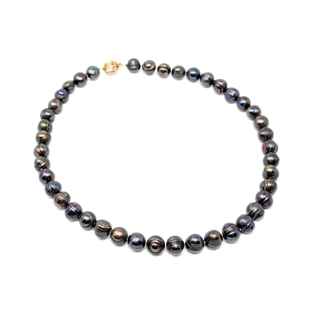 14K Gold 18” Baroque South Sea 10mm Pearl Necklace