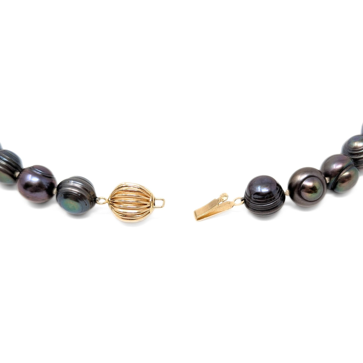 14K Gold 18” Baroque South Sea 10mm Pearl Necklace