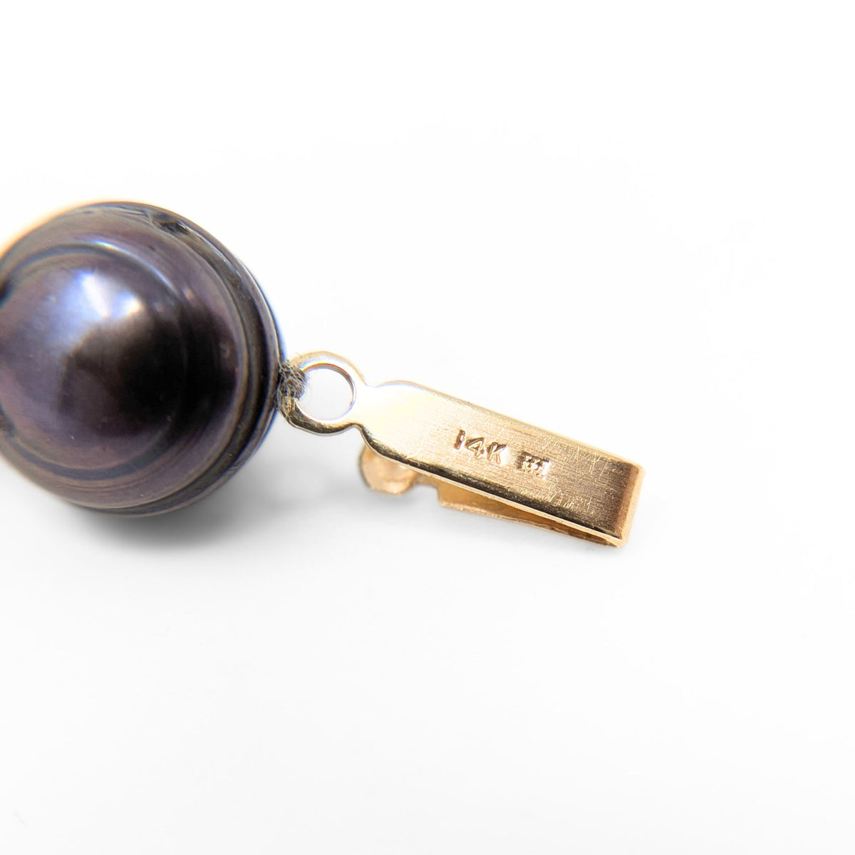 14K Gold 18” Baroque South Sea 10mm Pearl Necklace