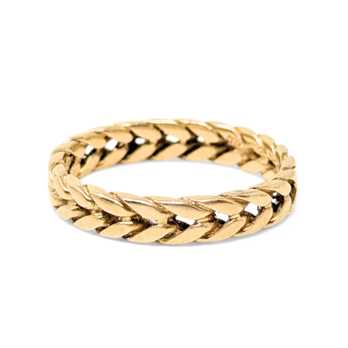 14K Gold 4.5mm Wheat Band - Size 11.25