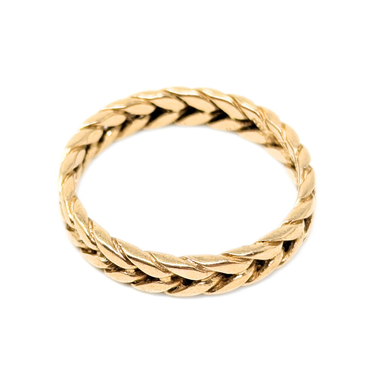14K Gold 4.5mm Wheat Band - Size 11.25